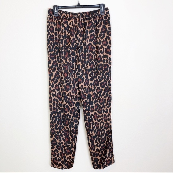 New J. Crew High-rise Wide-leg Trouser in Leopard - Picture 11 of 11